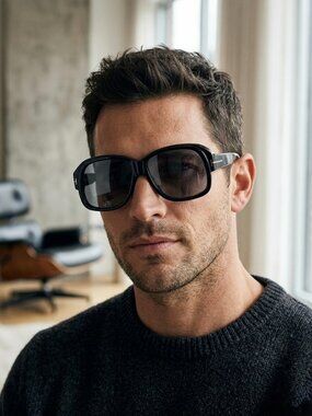 NEW TOM FORD TF0837-N 01C BLACK SMOKE MIRROR AUTHENTIC SUNGLASSES